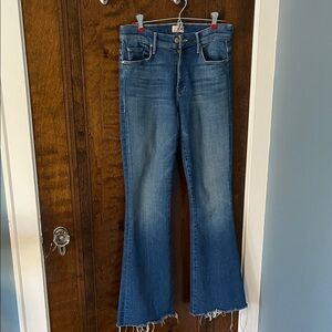 MOTHER Blue Flare Jeans